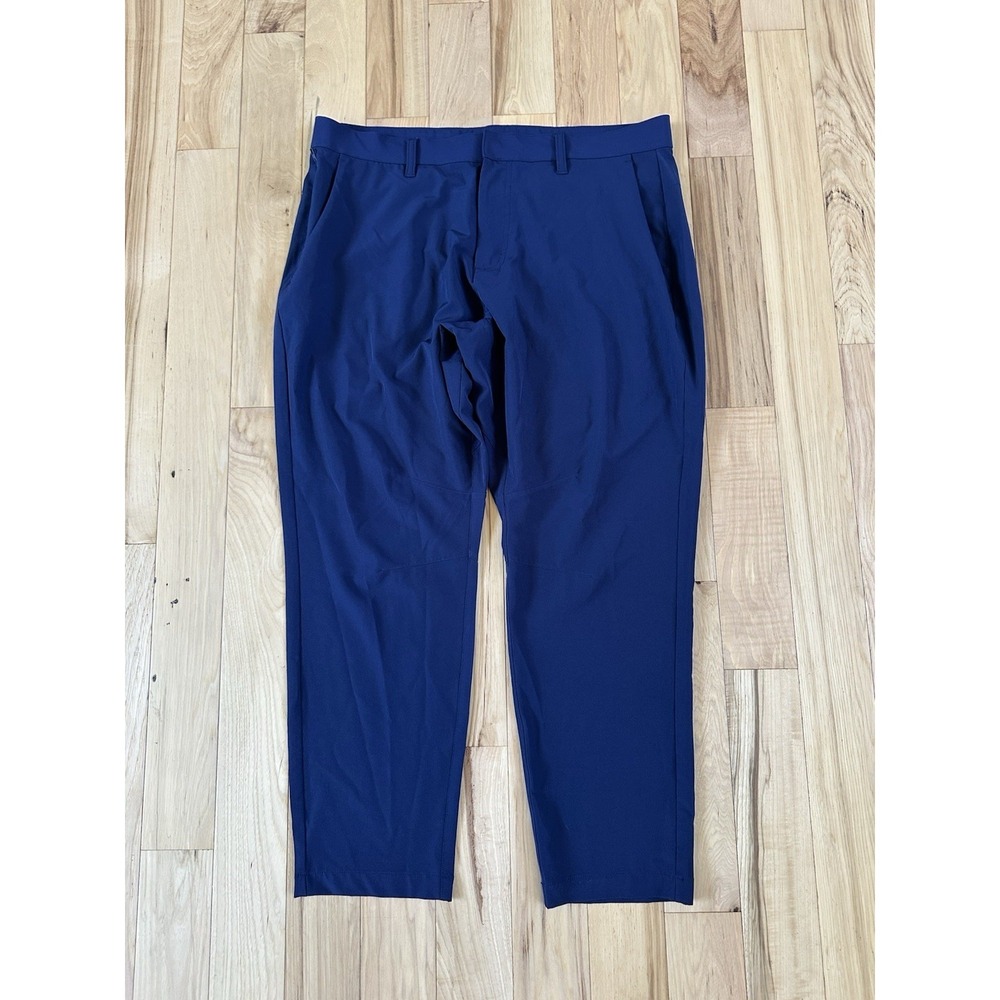 Fabletics The Only Pants Mens Size 35x30 Performance Golf Navy Blue PT2253840